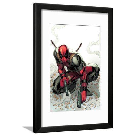Deadpool Cover Art Framed Print Wall Art