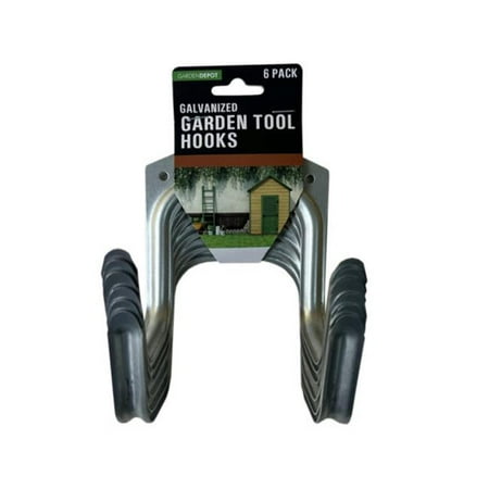 Kole Imports GE714-2 Extra Large Galvanized Garage & Garden Hooks Pack of 6 - Case of 2
Kole Imports GE714-2 Extra Large Galvanized Garage & Garden Hooks Pack of 6 - Case of 2