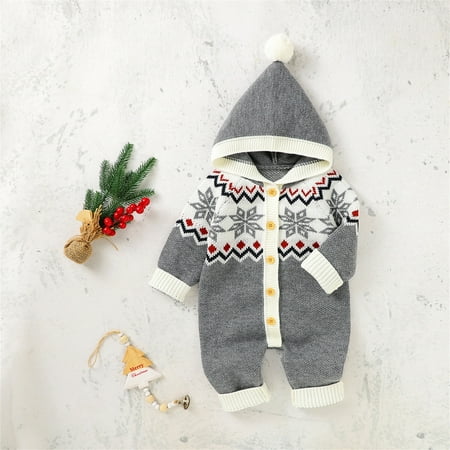Cathalem Boys Turtleneck Shirts Boy Girl Christmas Snow Knitted Sweater Baby Hooded Jumpsuit V Neck Sweater Boys Sweater Grey 6-12 Months
Cathalem Boys Turtleneck Shirts Boy Girl Christmas Snow Knitted Sweater Baby Hooded Jumpsuit V Neck Sweater Boys Sweater Grey 6-12 Months