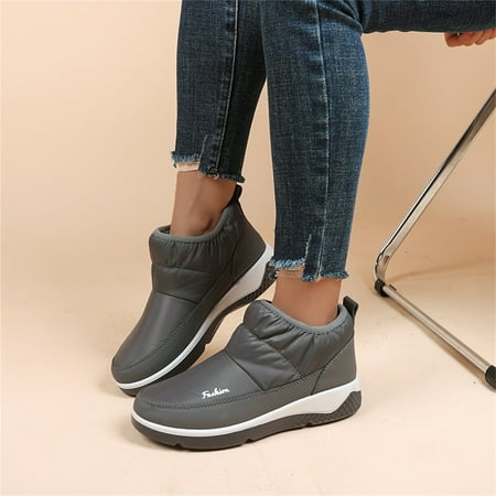 Snow Boots Ladies Fashion Solid Color Waterproof Cloth Outdoor Warm Low Top Comfortable Snow Boots
Snow Boots Ladies Fashion Solid Color Waterproof Cloth Outdoor Warm Low Top Comfortable Snow Boots