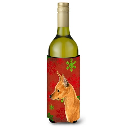 Caroline s Treasures SS4673LITERK Min Pin Red and Green Snowflakes Holiday Christmas Wine Bottle Hugger Wine Bottle
Caroline s Treasures SS4673LITERK Min Pin Red and Green Snowflakes Holiday Christmas Wine Bottle Hugger Wine Bottle