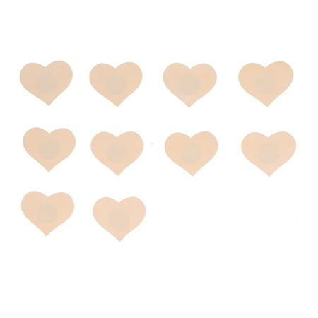 Pasties Adhesive Nipple Covers Breathable Comfortable 5 Pairs For Swimwear For Sports Heart Shape Free Size
Pasties Adhesive Nipple Covers Breathable Comfortable 5 Pairs For Swimwear For Sports Heart Shape Free Size