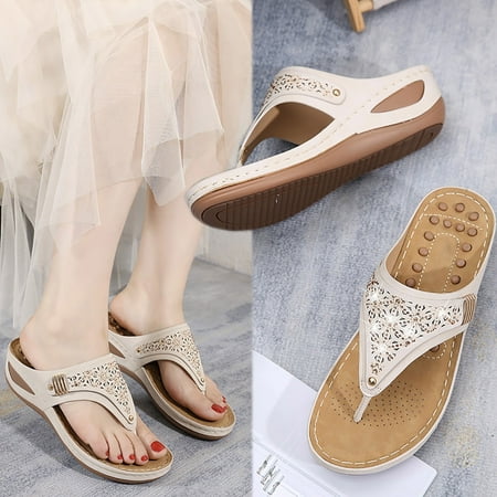 Cathalem Comfort Sandals for Women Dress Womens Wedge Flip Flops Ladies Comfortable Platform Bohemia Closed Sandals for Women White 8.5
Cathalem Comfort Sandals for Women Dress Womens Wedge Flip Flops Ladies Comfortable Platform Bohemia Closed Sandals for Women White 8.5