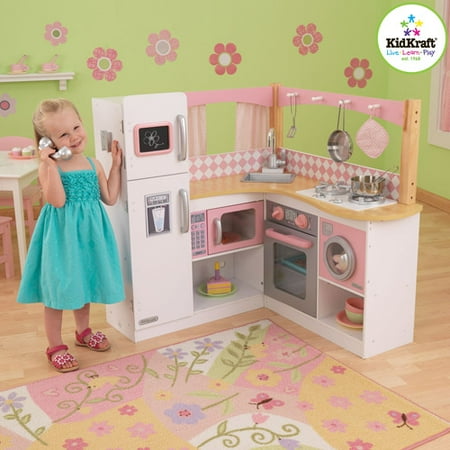 Kidkraft Grand Gourmet Corner Kitchen Play Set Free Shipping Kidkraft Grand Gourmet Corner Kitchen Play Set Free Shipping