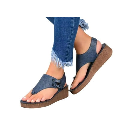 UKAP Ladies Womens Wedges Flip Flops Comfy Buckle Platform Shoes Summer Open Toe Sandals 4.5-11.5
UKAP Ladies Womens Wedges Flip Flops Comfy Buckle Platform Shoes Summer Open Toe Sandals 4.5-11.5