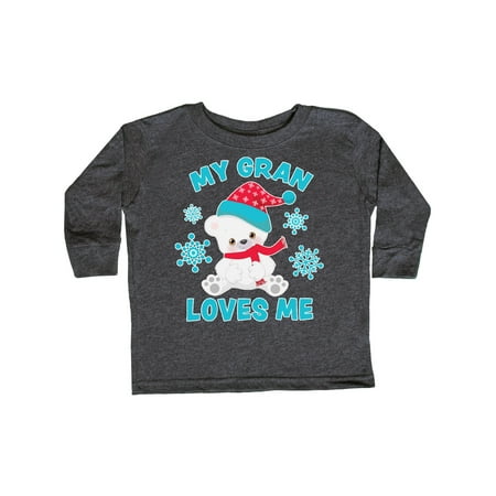 Inktastic Polar Bear My Gran Loves Me in Santa Hat with Snowflakes Gift Toddler Boy or Toddler Girl Long Sleeve T-Shirt
Inktastic Polar Bear My Gran Loves Me in Santa Hat with Snowflakes Gift Toddler Boy or Toddler Girl Long Sleeve T-Shirt