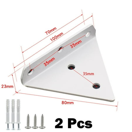 2Pcs Triangle Wall Shelf Support Bracket Invisible Thickened Corner Brace Shelf
2Pcs Triangle Wall Shelf Support Bracket Invisible Thickened Corner Brace Shelf
