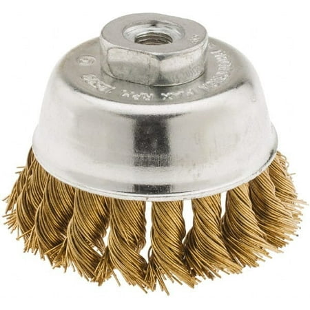 Value Collection 2-3/4 Diam 3/8-24 Threaded Arbor Brass Fill Cup Brush 0.02 Wire Diam 3/4 Trim Length 12 500 Max RPM
Value Collection 2-3/4 Diam 3/8-24 Threaded Arbor Brass Fill Cup Brush 0.02 Wire Diam 3/4 Trim Length 12 500 Max RPM