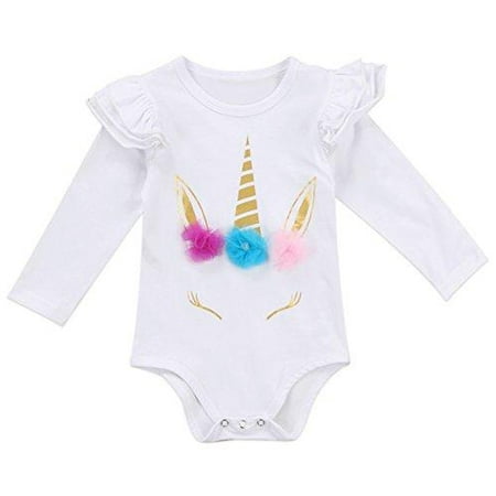 stylesilove Infant Baby Girl Unicorn 3D Ruffle Shoulder Long Sleeve Cotton Bodysuit
stylesilove Infant Baby Girl Unicorn 3D Ruffle Shoulder Long Sleeve Cotton Bodysuit
