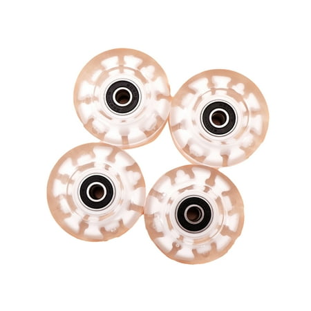 Yim 1 Set Luminous Skating Wheel Wearproof Safe Reliable LED Skate Roller Shoe Flashing Wheel for Skating
Yim 1 Set Luminous Skating Wheel Wearproof Safe Reliable LED Skate Roller Shoe Flashing Wheel for Skating