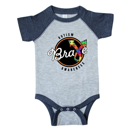 Inktastic Autism Awareness Brave with Puzzle Piece Ribbon Gift Baby Boy or Baby Girl Bodysuit
Inktastic Autism Awareness Brave with Puzzle Piece Ribbon Gift Baby Boy or Baby Girl Bodysuit