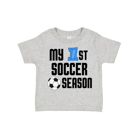 Inktastic My 1st Soccer Season Gift Toddler Boy Girl T-Shirt