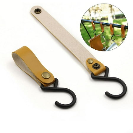 ADVEN Portable S Type PU Leather Metal Camping Hook Kitchen Towel Storage Accessory Triangle Clothes Hook
ADVEN Portable S Type PU Leather Metal Camping Hook Kitchen Towel Storage Accessory Triangle Clothes Hook