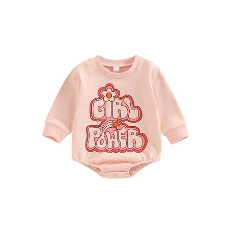 FOCUSNORM Infant Baby Girls Sweet Romper Long Sleeve Floral Letter Print Buttons Spring Fall Sweatshirt Jumpsuit
FOCUSNORM Infant Baby Girls Sweet Romper Long Sleeve Floral Letter Print Buttons Spring Fall Sweatshirt Jumpsuit