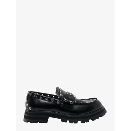 MAN Leather loafer with studs