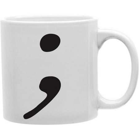 Imaginarium Goods CMG11-IGC-SEMICOLON Semicolon 11 oz Ceramic Coffee Mug