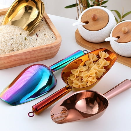 GXSR Stainless Steel Ice Scoop for Freezer Ice Machine Maker Candy Scoop Flour Spoon Shovel Ice Cream Scoop Popcorn Scoop Kitchen Scoop for Kitchen Bar Wedding Party
GXSR Stainless Steel Ice Scoop for Freezer Ice Machine Maker Candy Scoop Flour Spoon Shovel Ice Cream Scoop Popcorn Scoop Kitchen Scoop for Kitchen Bar Wedding Party
