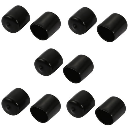 10Pcs 24mm Inner Dia PVC Flexible Vinyl End Cap Screw Protector Cover Black
10Pcs 24mm Inner Dia PVC Flexible Vinyl End Cap Screw Protector Cover Black