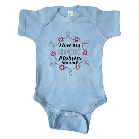 Inktastic I Love My Godmother Diabetes Awareness Gift Baby Boy or Baby Girl Bodysuit
Inktastic I Love My Godmother Diabetes Awareness Gift Baby Boy or Baby Girl Bodysuit