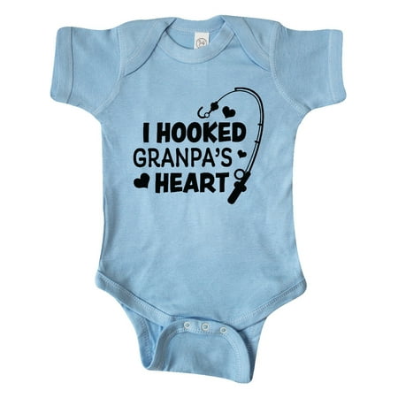 Inktastic I Hooked Granpa s Heart with Fishing Rod Gift Baby Boy or Baby Girl Bodysuit
Inktastic I Hooked Granpa s Heart with Fishing Rod Gift Baby Boy or Baby Girl Bodysuit
