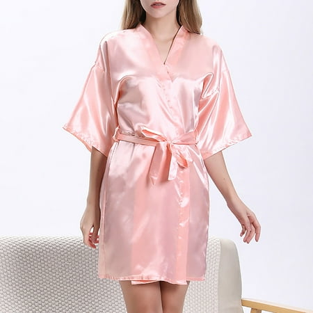 〖Yilirongyumm〗 Cardigan For Women Nightgown Solid Bandage Cardigan Bathrobe Color Nightgown Nightgown Satin Home Women s Women s Sleepwear
〖Yilirongyumm〗 Cardigan For Women Nightgown Solid Bandage Cardigan Bathrobe Color Nightgown Nightgown Satin Home Women s Women s Sleepwear
