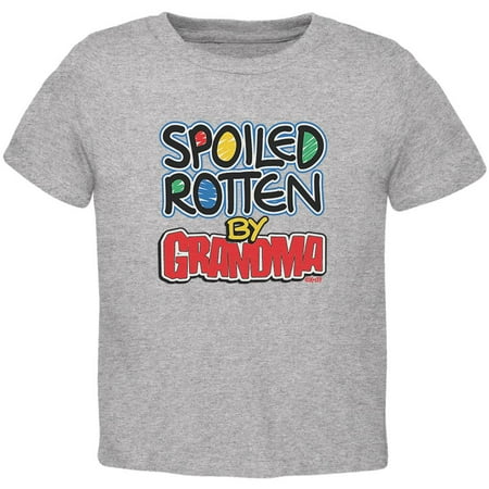 Spoiled Rotten By Grandma Toddler T Shirt Heather 4T