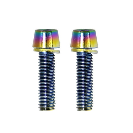 Seroniy 12PCS Screw Bolt Bright Colors M5 Fine Thread Screws for Bicycle Brake Handle Kettle Holder Hexagonal Head Fixing Bolt Set
Seroniy 12PCS Screw Bolt Bright Colors M5 Fine Thread Screws for Bicycle Brake Handle Kettle Holder Hexagonal Head Fixing Bolt Set