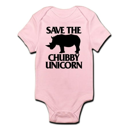 CafePress - Save The Chubby Unicorn - Baby Light Bodysuit