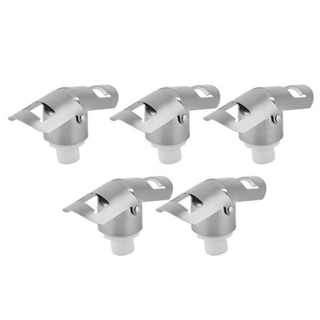 Tebru 5PCS Stainless Steel Champagne Stopper Wine Drinks Bottle Plug Sealer for Home Bars Use Wine Stopper Wine Bottle Stopper
Tebru 5PCS Stainless Steel Champagne Stopper Wine Drinks Bottle Plug Sealer for Home Bars Use Wine Stopper Wine Bottle Stopper