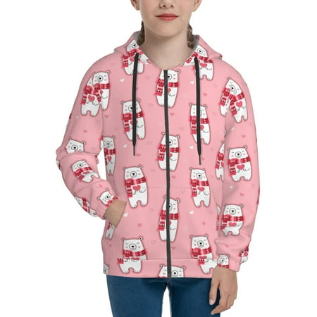 Hoodies for Women pink Scarf bear Long Sleeve Sweatshirt Drawstring Zip Up Hoodie with Pockets Teen Girl Clothes
Hoodies for Women pink Scarf bear Long Sleeve Sweatshirt Drawstring Zip Up Hoodie with Pockets Teen Girl Clothes