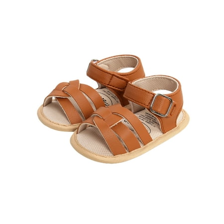 Calsunbaby Infants Baby Boys Girls Leather Sandals Newborn Anti-Slip Soft Sole House Flat Shoes with Cross Strap
Calsunbaby Infants Baby Boys Girls Leather Sandals Newborn Anti-Slip Soft Sole House Flat Shoes with Cross Strap