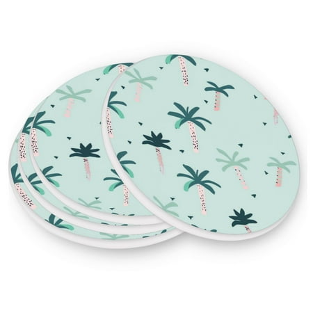 Round Coasters Modern Style Ceramic Coaster Waterproof and Durable Drink Coaster Coasters set of 4 Customizable Coasters 2pcs Aqua Doodle Palms
Round Coasters Modern Style Ceramic Coaster Waterproof and Durable Drink Coaster Coasters set of 4 Customizable Coasters 2pcs Aqua Doodle Palms