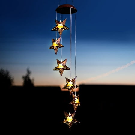 Solar Wind Chime Star Wind Chime Warming LED Hanging Solar Lights Unique Garden Decoration Memorial Thanksgiving Gift for Mom Grandma Sister Home Gathering
Solar Wind Chime Star Wind Chime Warming LED Hanging Solar Lights Unique Garden Decoration Memorial Thanksgiving Gift for Mom Grandma Sister Home Gathering