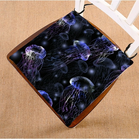 PHFZK Underwater Chair Pad Tropical Beach Magical Jellyfish Purple Seat Cushion Chair Cushion Floor Cushion Two Sides Size 18x18 inches
PHFZK Underwater Chair Pad Tropical Beach Magical Jellyfish Purple Seat Cushion Chair Cushion Floor Cushion Two Sides Size 18x18 inches