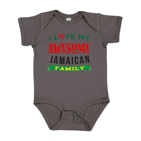 Inktastic Jamaica Awesome Jamaican Family Gift Baby Boy or Baby Girl Bodysuit