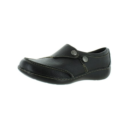 Clarks Women s Ashland Lane Q Leather Ortholite Slip On Casual Loafer