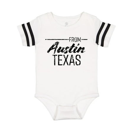Inktastic From Austin Texas in Black Distressed Text Gift Baby Boy or Baby Girl Bodysuit
Inktastic From Austin Texas in Black Distressed Text Gift Baby Boy or Baby Girl Bodysuit