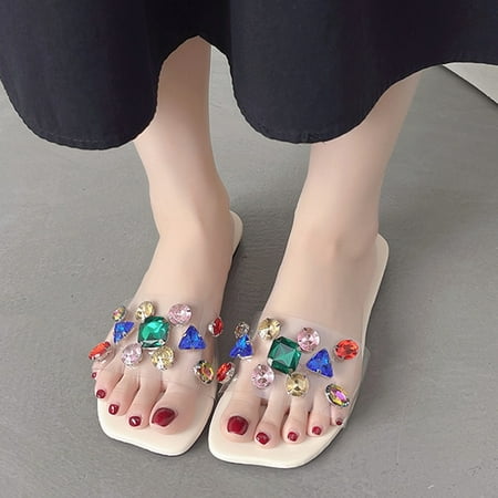 NECHOLOGY Slipper Moccasins Women Leisure Roman Style Transparent Women s Fuzzy Slippers Women Open Toe with Strap Beige 8
NECHOLOGY Slipper Moccasins Women Leisure Roman Style Transparent Women s Fuzzy Slippers Women Open Toe with Strap Beige 8