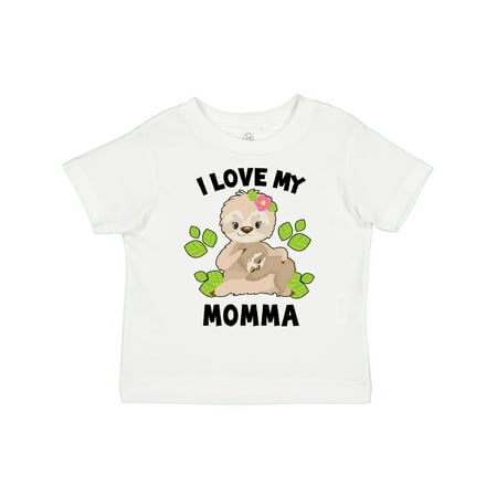 Inktastic Cute Sloth I Love My Momma with Green Leaves Gift Toddler Boy or Toddler Girl T-Shirt
Inktastic Cute Sloth I Love My Momma with Green Leaves Gift Toddler Boy or Toddler Girl T-Shirt