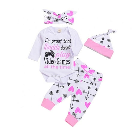 SYNPOS Toddler Baby Girl Fall Winter Outfits Long Sleeve Ruffle Letter Romper Pants Headband Hat Clothes Set 0-18 Months
SYNPOS Toddler Baby Girl Fall Winter Outfits Long Sleeve Ruffle Letter Romper Pants Headband Hat Clothes Set 0-18 Months