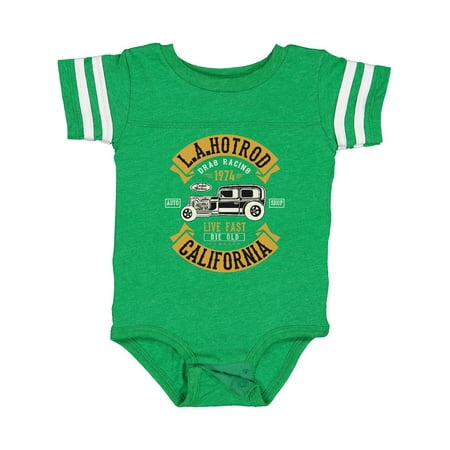 Inktastic LA Hot Rod Drag Racing Gift Baby Boy or Baby Girl Bodysuit