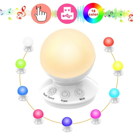 AURIGATE LED Night Lights 7 Colors Changing Music Mode USB Rechargeable Bedside Lamp Voice Control for Kids Bedroom
AURIGATE LED Night Lights 7 Colors Changing Music Mode USB Rechargeable Bedside Lamp Voice Control for Kids Bedroom