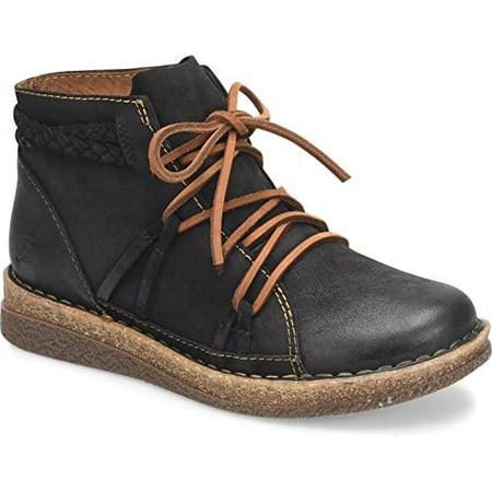 Born Women s Temple II Boot Black Distressed - BR0027409