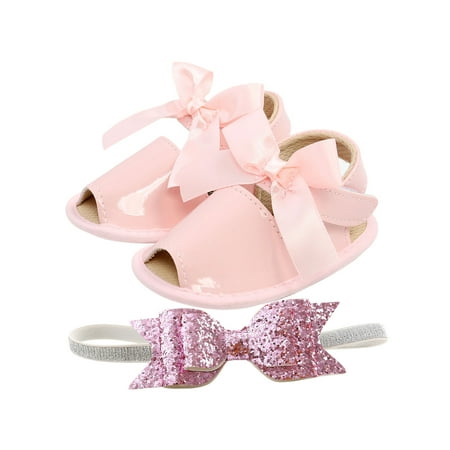 Binmer Toddler Shoes Baby Girls Cute Fashion Cotton Sequins Bow Non-Slip Soft Bottom Sandals Headdress Set
Binmer Toddler Shoes Baby Girls Cute Fashion Cotton Sequins Bow Non-Slip Soft Bottom Sandals Headdress Set