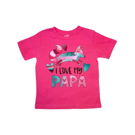 Inktastic I Love My Papa Pink and Blue Fox with Hearts Gift Toddler Boy or Toddler Girl T-Shirt
Inktastic I Love My Papa Pink and Blue Fox with Hearts Gift Toddler Boy or Toddler Girl T-Shirt