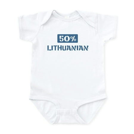 CafePress - 50 Percent Lithuanian Infant Bodysuit - Baby Light Bodysuit Size Newborn - 24 Months
CafePress - 50 Percent Lithuanian Infant Bodysuit - Baby Light Bodysuit Size Newborn - 24 Months
