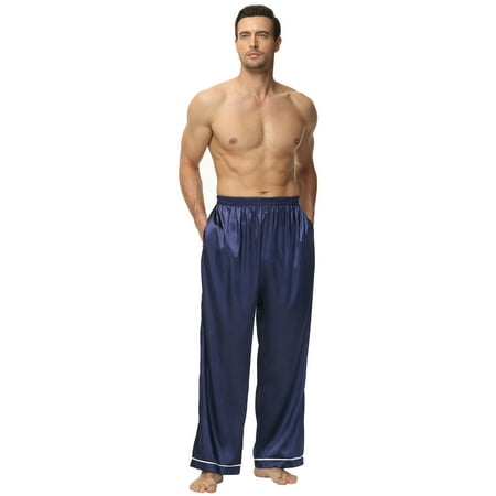 Men s Silk Satin Pajama Pants Soft Long Sleep Bottoms Pj Lounge Pant with Pockets (S-3XL)
Men s Silk Satin Pajama Pants Soft Long Sleep Bottoms Pj Lounge Pant with Pockets (S-3XL)