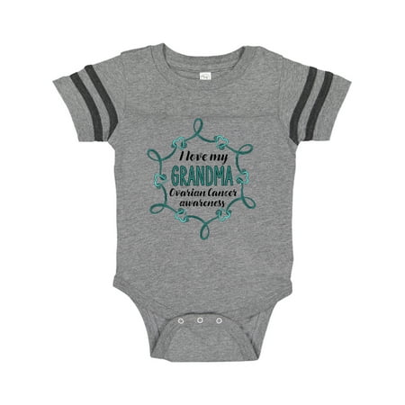 Inktastic I Love My Grandma Ovarian Cancer Awareness Gift Baby Boy or Baby Girl Bodysuit
Inktastic I Love My Grandma Ovarian Cancer Awareness Gift Baby Boy or Baby Girl Bodysuit