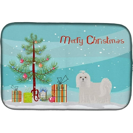 CK3471DDM Absorbent Dish Drying Mat for Kitchen Counter Maltese Christmas Tree Dish Drying Mat 14 x 21 multicolor
CK3471DDM Absorbent Dish Drying Mat for Kitchen Counter Maltese Christmas Tree Dish Drying Mat 14 x 21 multicolor