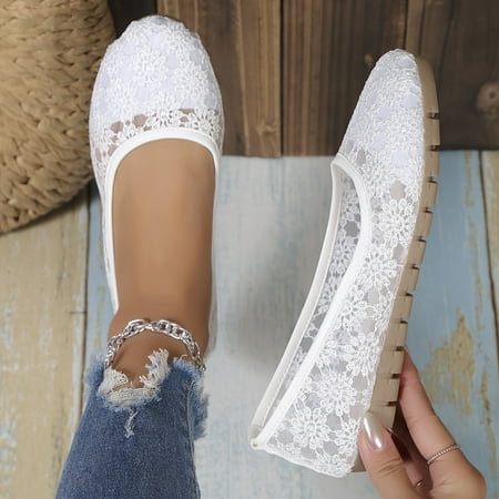 taomiluo Women s Patttern Ballets Slip On Soft Sole Floral Lace Breathable Comfy Flats Elegant Shallow Mouth Shoes
taomiluo Women s Patttern Ballets Slip On Soft Sole Floral Lace Breathable Comfy Flats Elegant Shallow Mouth Shoes